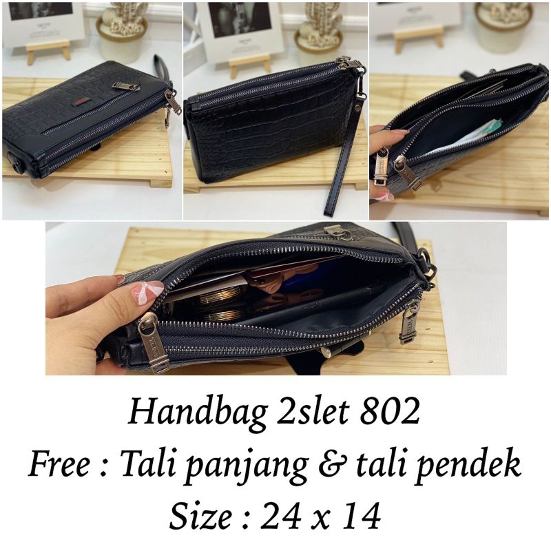 clutch wanita 802 clutch bag import 2ruang bisa slempang