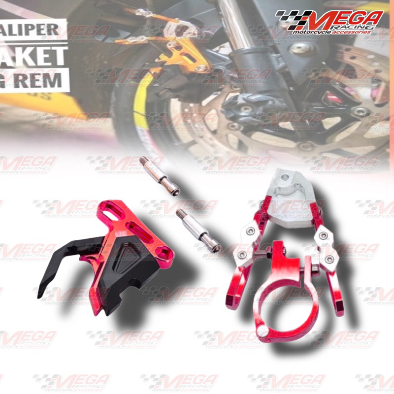 paket avariasi Nmax selang rem model v + cover tutup pelindung kaliper breket  selang rem Nmax,Nmax New 2020,Aerox,Lexi,Vixion,R15,Mx King