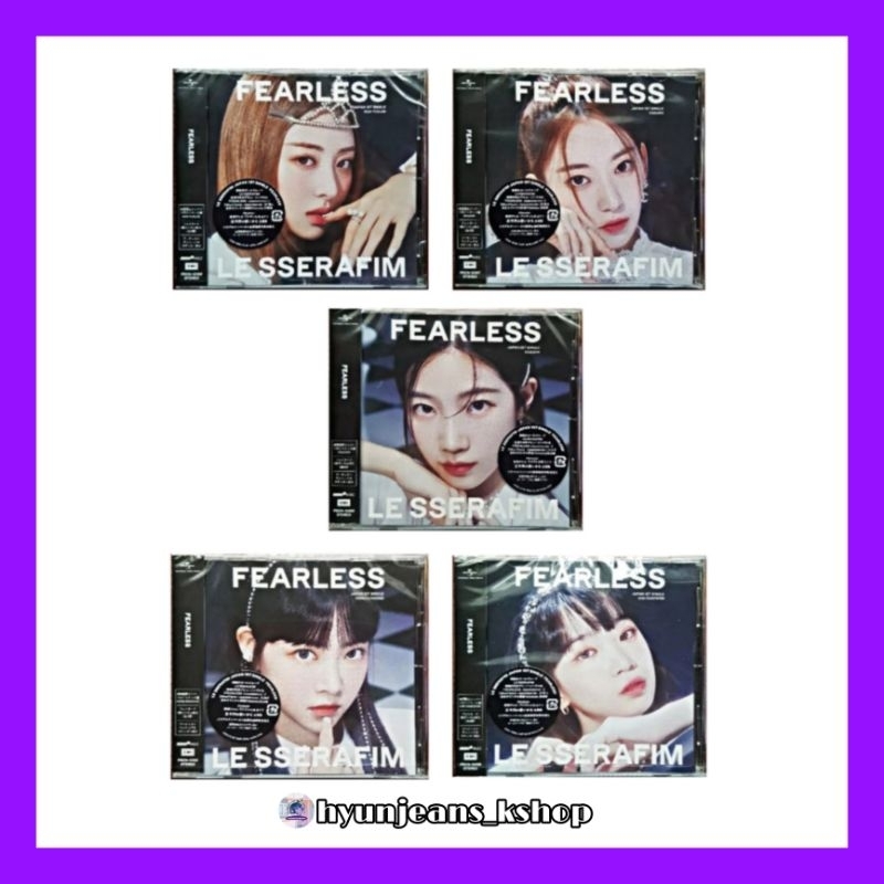 [READY STOCK] LE SSERAFIM The 1st Japan Single - FEARLESS (solo jacket / soljack) limited edition Je