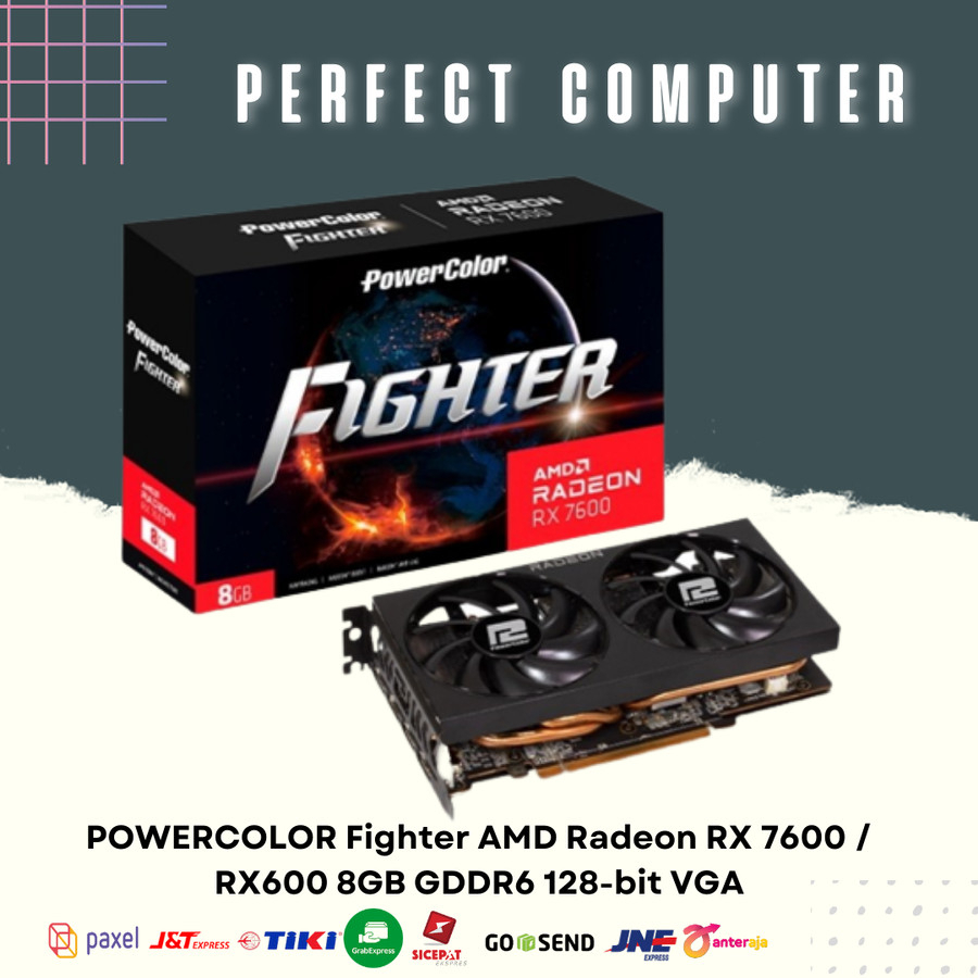 VGA POWERCOLOR Fighter AMD Radeon RX 7600 8GB