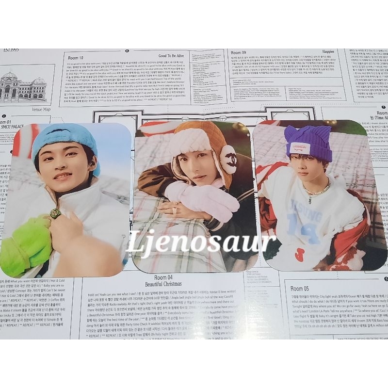 Mark renjun jisung Christmas card candy special album winter official