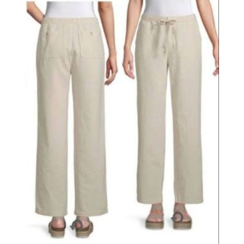 LIZ claiborne Wide Leg Drawstring Pants