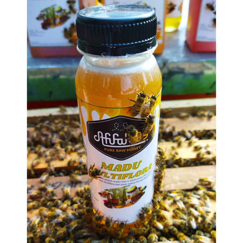 

Madu Murni Afifah 99 Nektar Bunga Multiflora (250 ml) - Madu Multiflora - Madu Asli Raw Honey