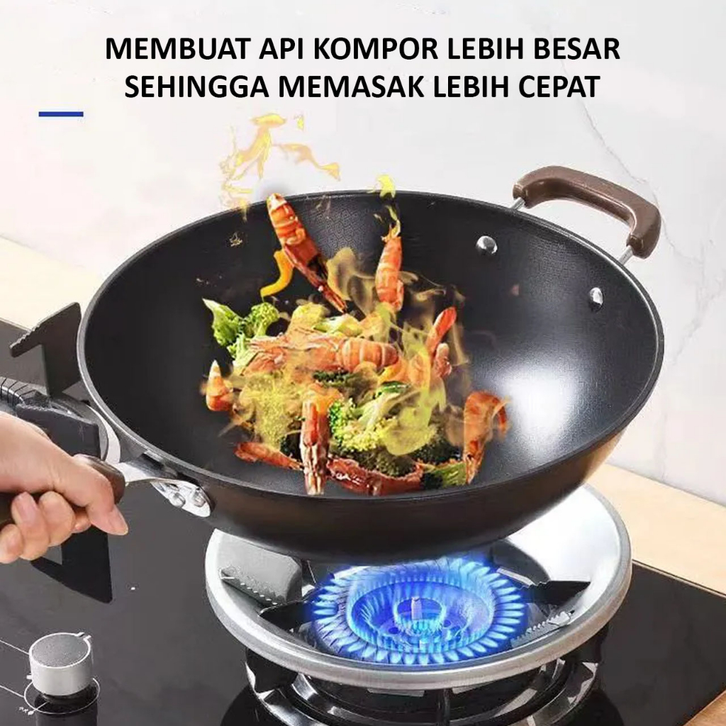 Nampan Dudukan Kaki Kompor Gas Universal Portable Anti Angin Penghemat Kompor Gas / Tatakan Kompor