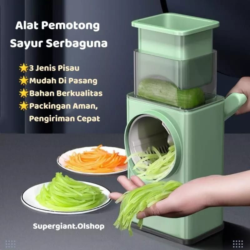 BISA COD Peralatan Dapur Parutan Serbaguna Multifungsi Alat Pemotong Sayur MURAH