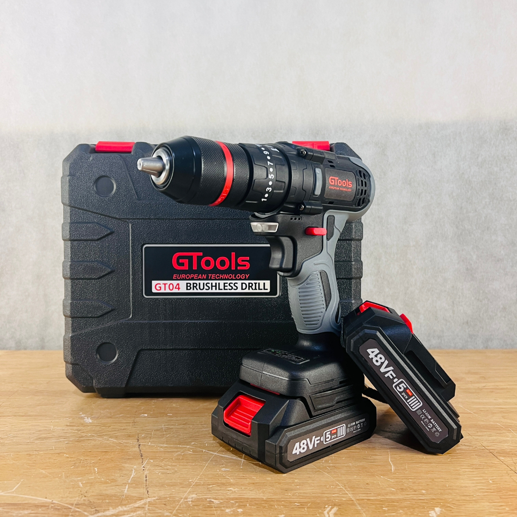 PROMO MAKTEC BOR CORDLESS DRILL GARANSI RESMI 3THN GTOOLS EROPA GT04  MESIN BOR BATERAI 13MM KEPALA 