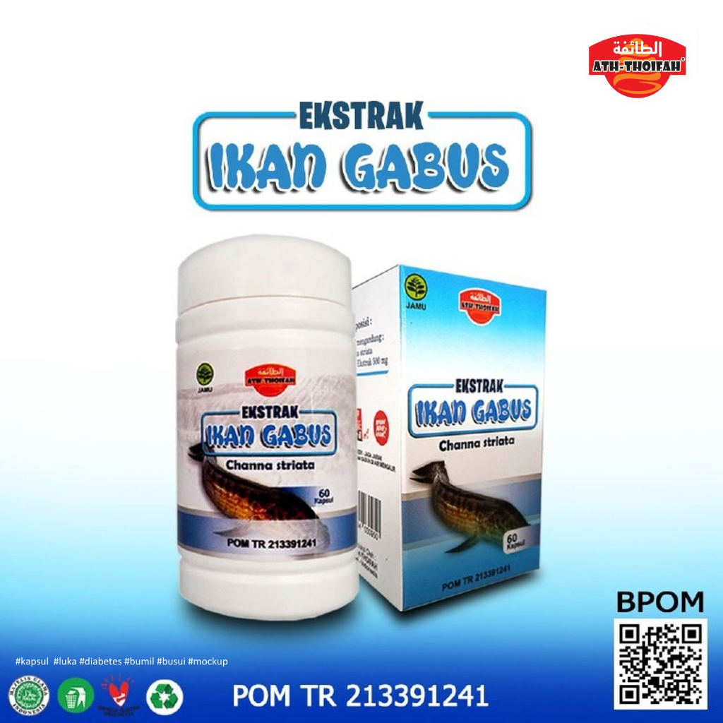 kapsul IKAN GABUS ( ekstrak ikan gabus )