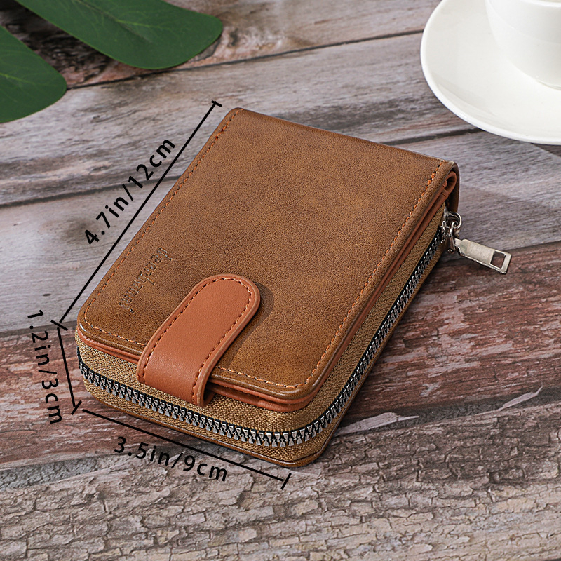 DOMPET KARTU PRIA RESLETING PREMIUM ORIGINAL KULIT COKLAT BENJAMIN WA724B7 CARD HOLDER COWOK KEREN IMPORT DISTRO BRANDED LAKI MURAH SIMPLE REMAJA DEWASA FASHION BATAM KEKINIAN