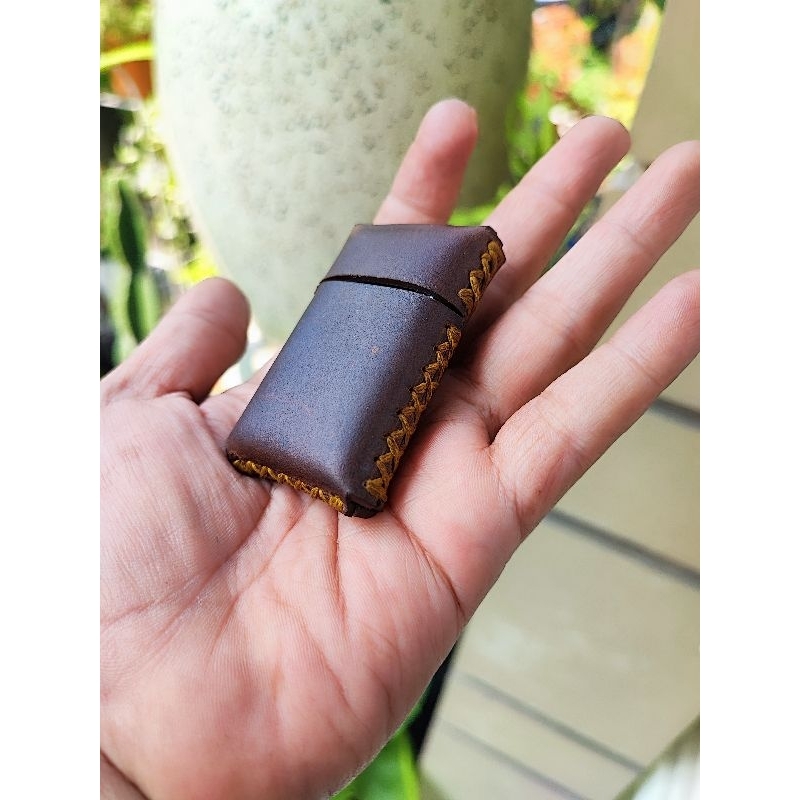 Sarung korek Zippo Slim... ORIGINAL kulit sapi