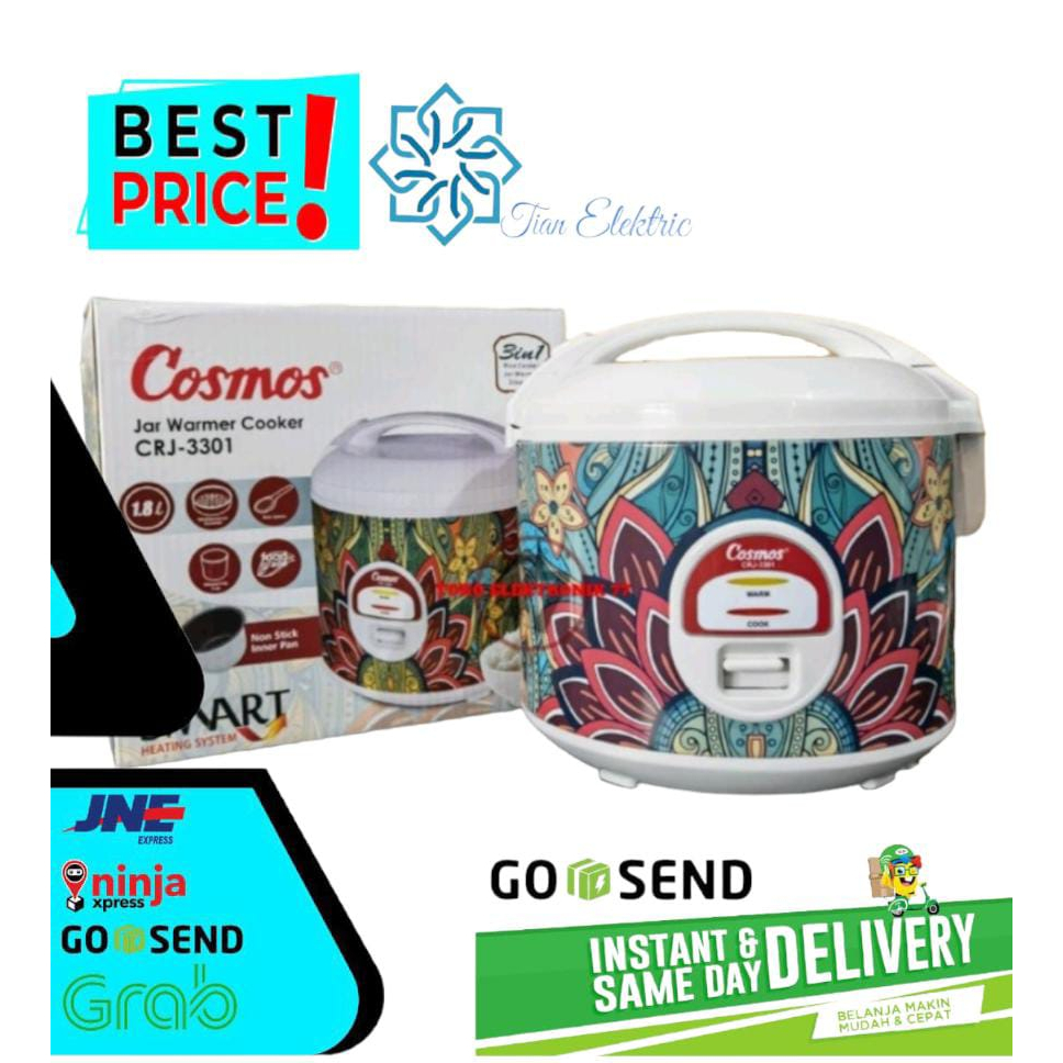 COSMOS CRJ-3301 MagicCom / Rice Cooker 3IN1 1.8 Liter