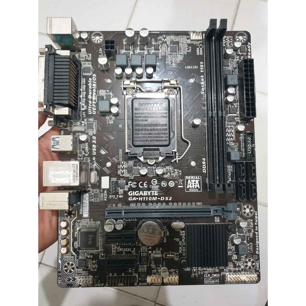 MOBO MOTHERBOARD GIGABYTE GA-H110M-DS2 SOCKET 1151 DDR4
