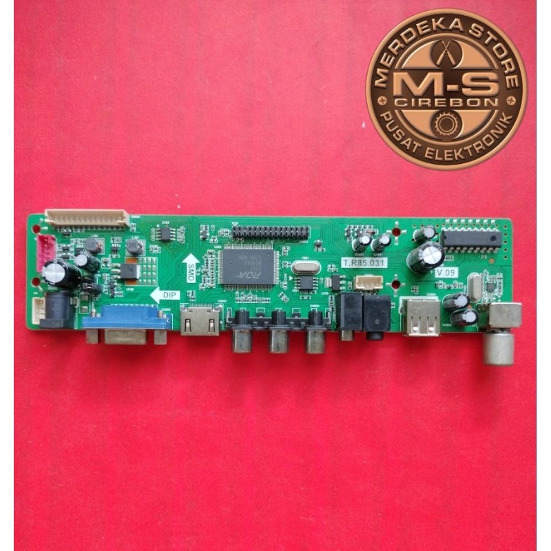 MB MOBO MAINBOARD MODULE MESIN TV MITOCHIBA1770 T.R85.031
