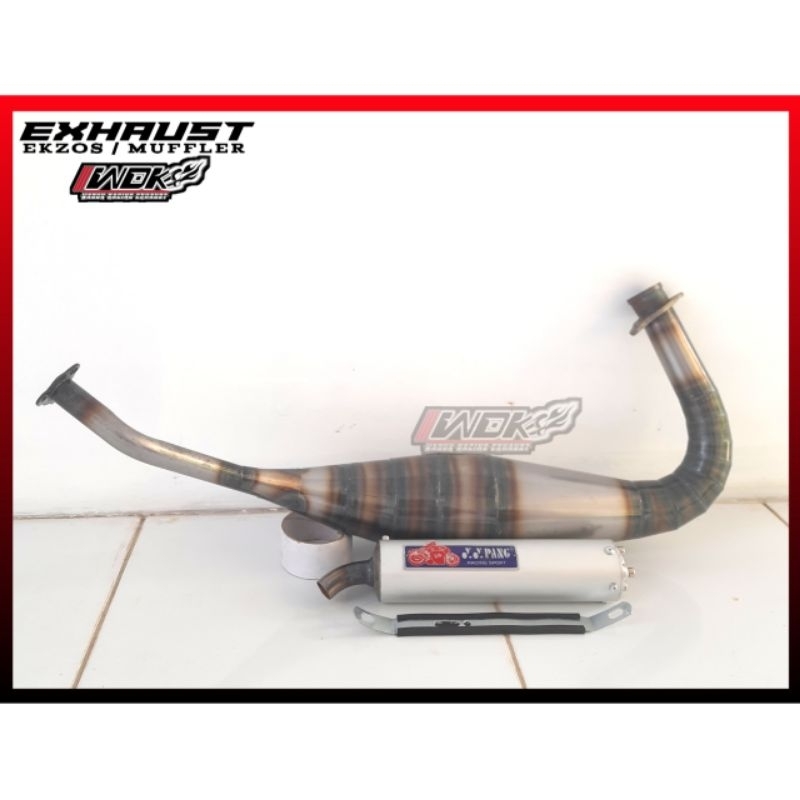 knalpot racing YY PANG kolong repsol rx king, rx spesial, RXZ, ninja R/RR/SS, Kawasaki KR150, Suzuki