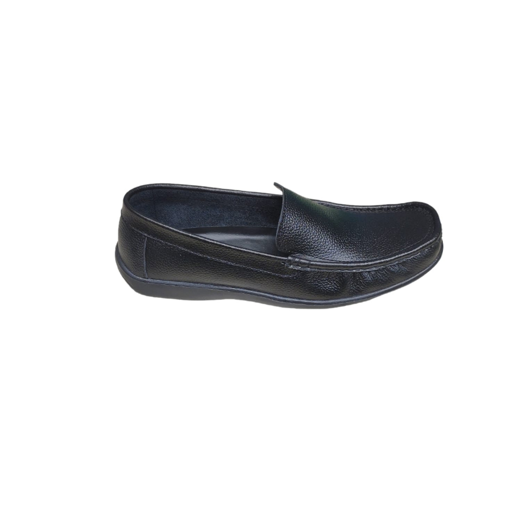 Sepatu full kulit asli model slip on termurah