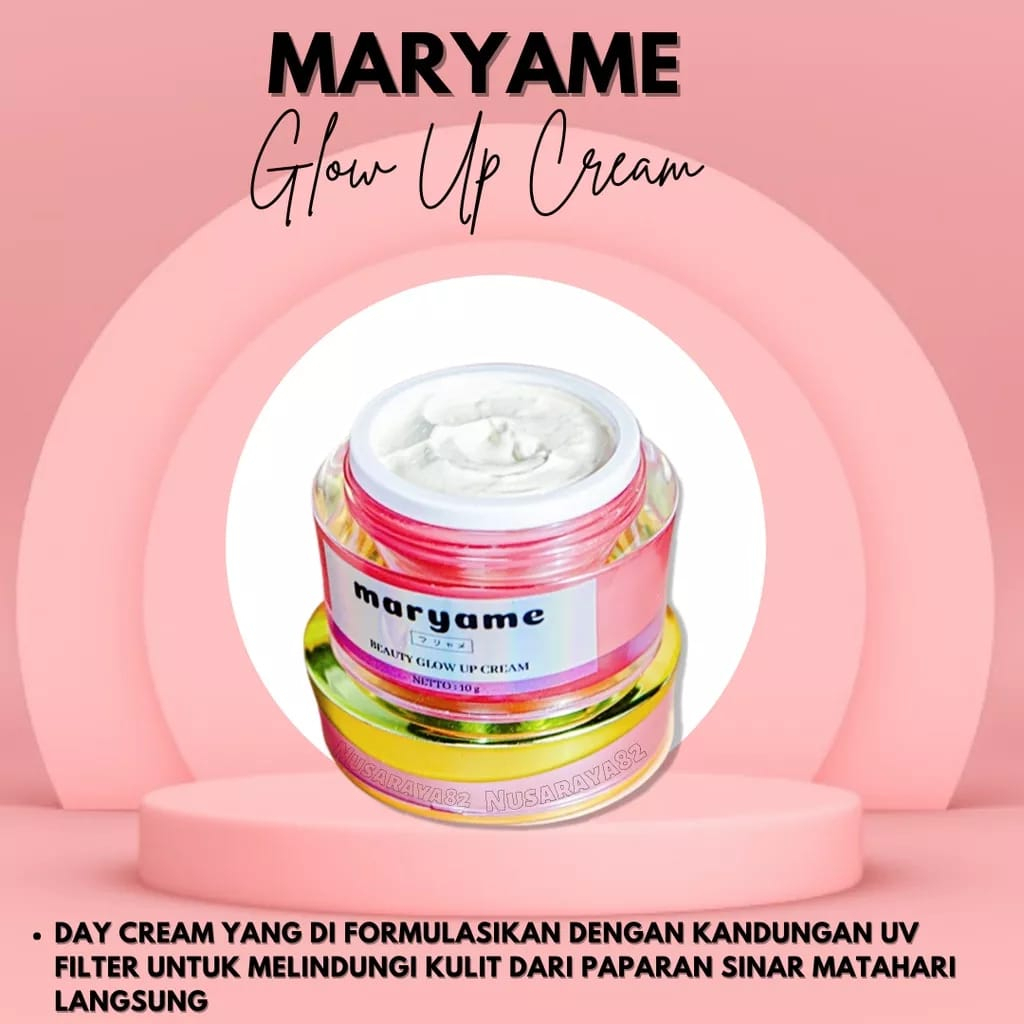 ( FREE EMAS ) - Maryame Beauty Glow Up Cream Original 10gram