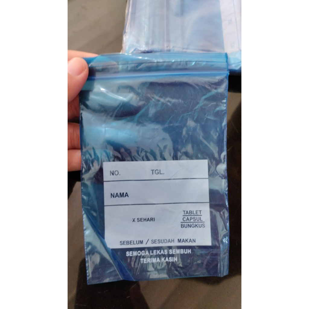 Plastik Obat | Plastik Klip 10x15