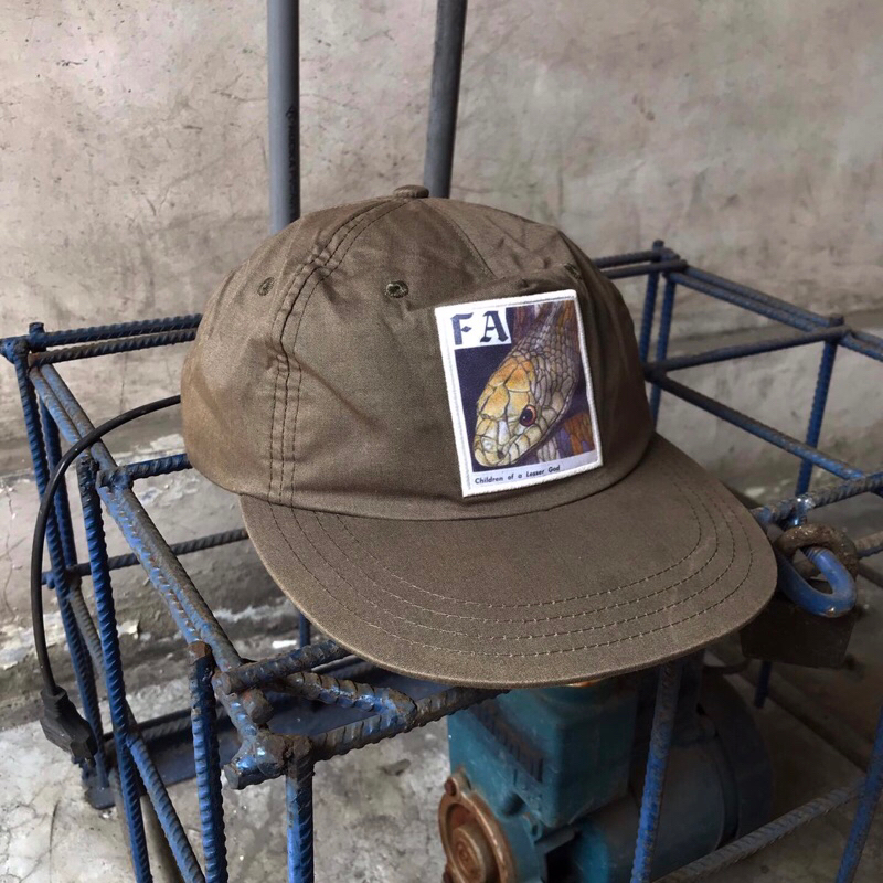 FUCKING AWESOME - CHILDREN OF A LASSER GOD  6 PANEL HAT OLIVE