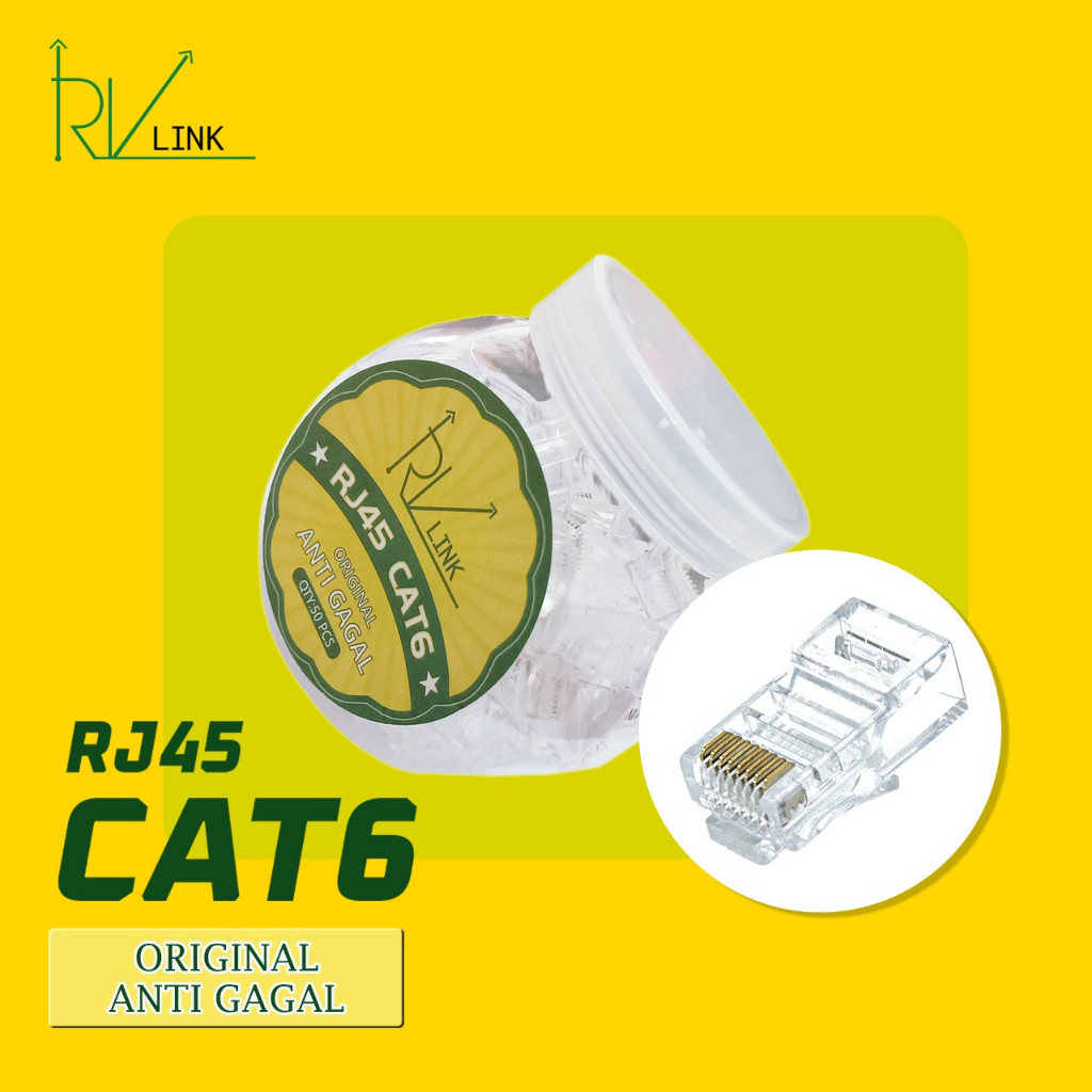 RJ45 CAT6 ANTI GAGAL RVLINK