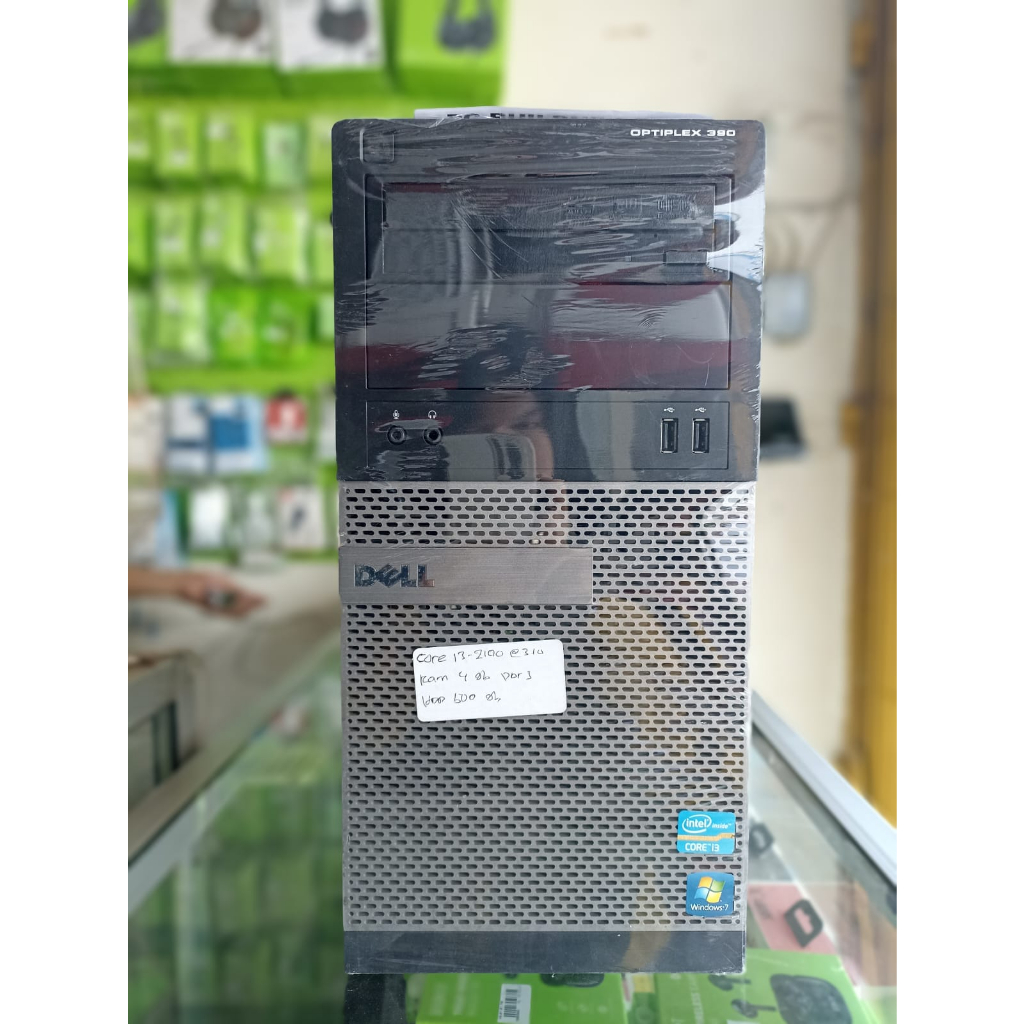 KOMPUTER PC BUILDUP DELL OPTIPLEX 390 TOWER CORE I3 GEN 2