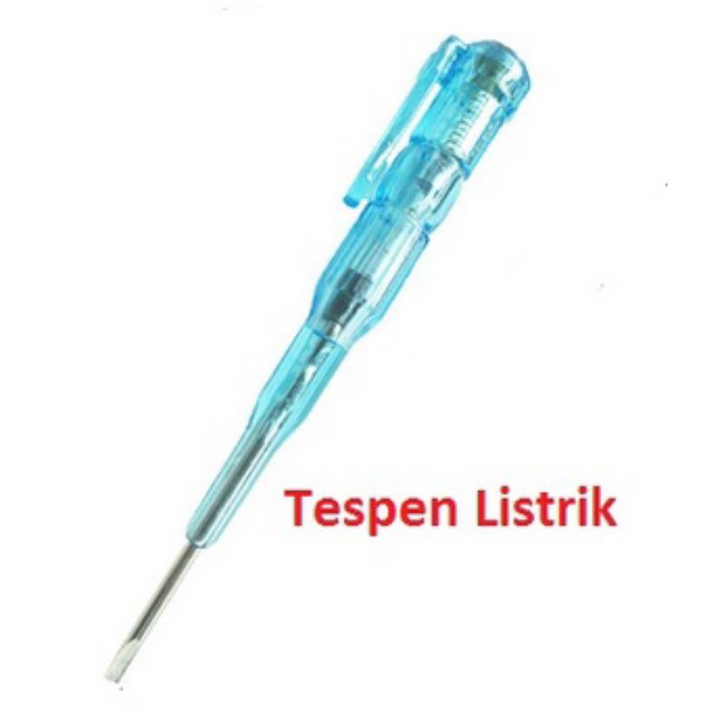 Obeng Listrik / Tespen Listrik Elektrik Cek Kabel Putus Multifungsi / Taspen