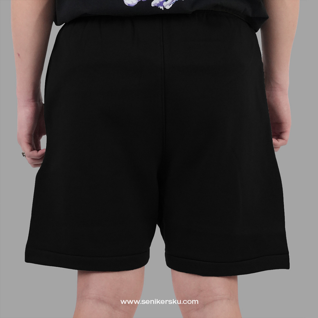 Essentials FOG Flocked Sweat Shorts Black