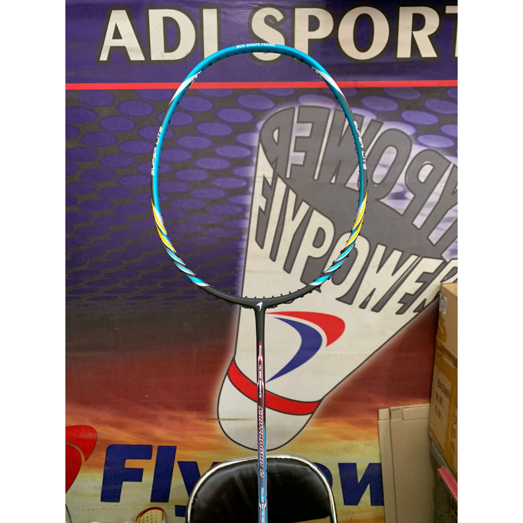 Raket Badminton Flypower Kahyangan 2 Raket Badminton Black Free Cover Kain