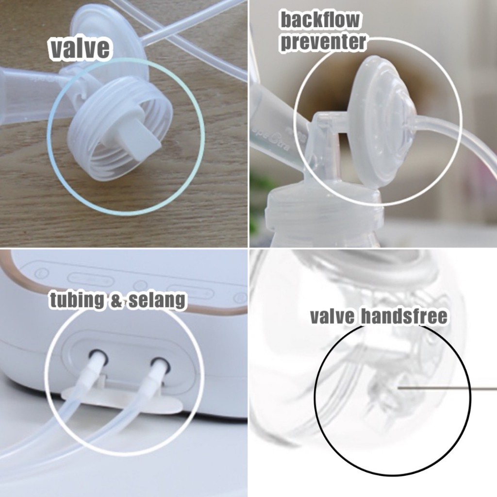 Sparepats Spectra Botol Susu PP 160ml , Valve , Backflow , Selang