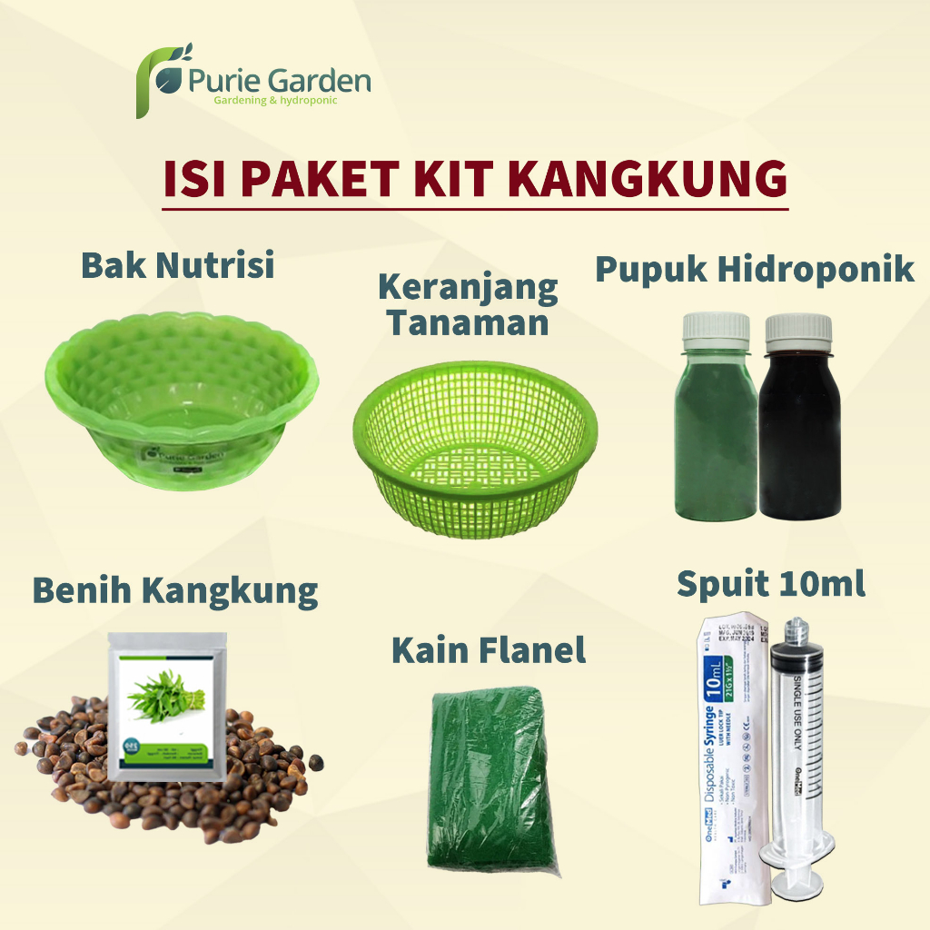 Hidroponik Minikit Baskom Puriegarden PG KDR