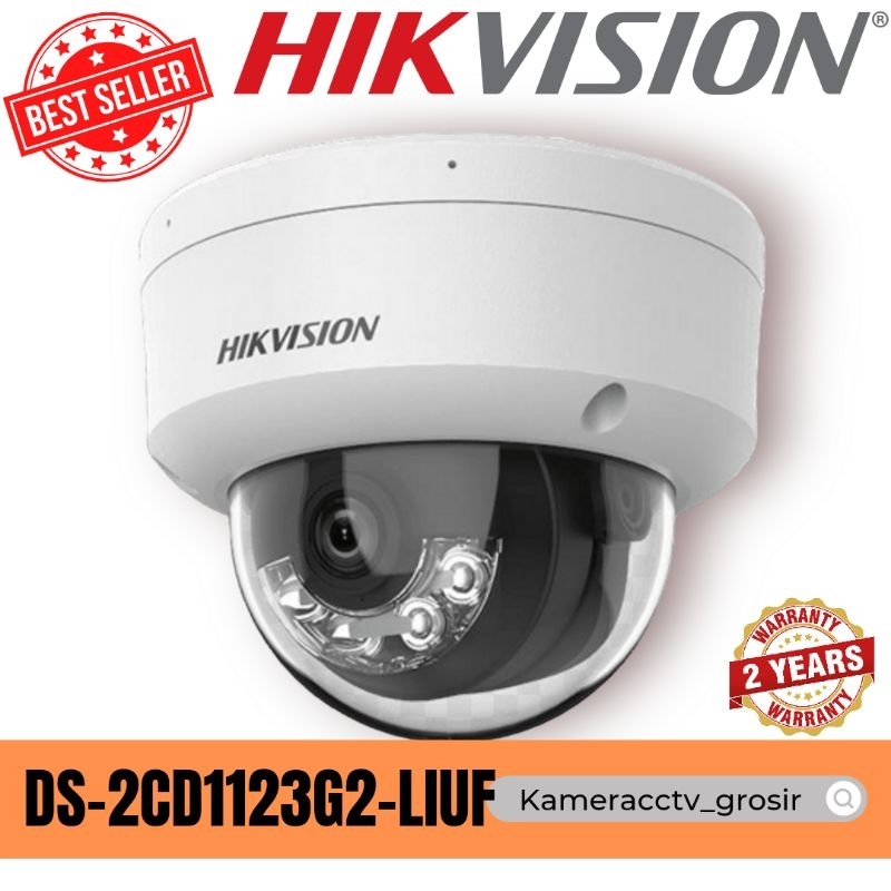 IP CAMERA INDOOR HIKVISION 2MP DS-2CD1123G2-LIUF