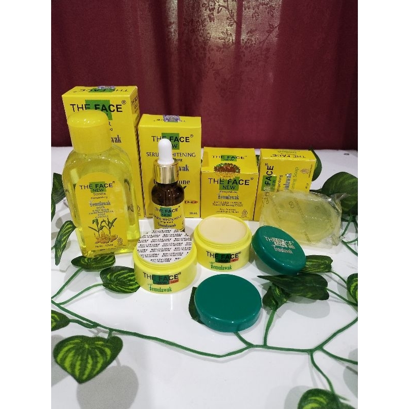 TEMULAWAK THE FACE BPOM ORIGINAL 1 PAKET KOMPLIT FREE GIFT