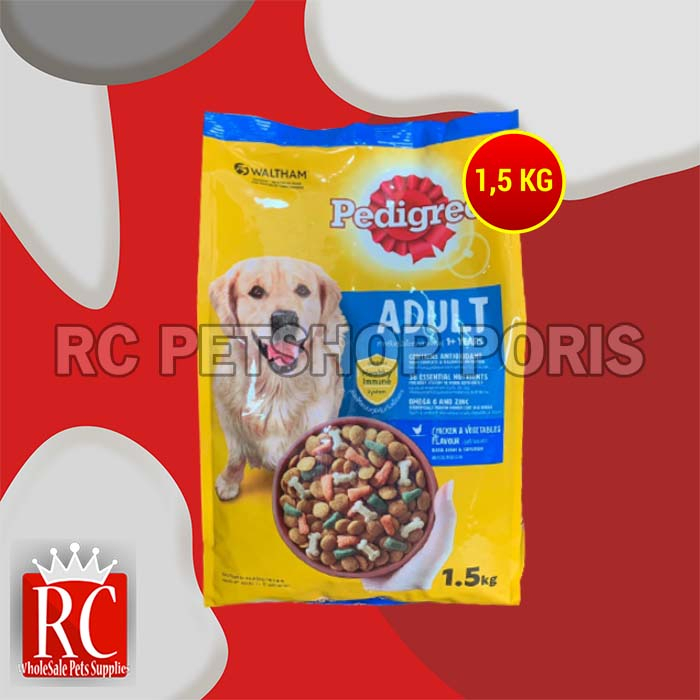 Makanan Anjing Pedigree Chicken 1,5 kg 1.5kg freshpack