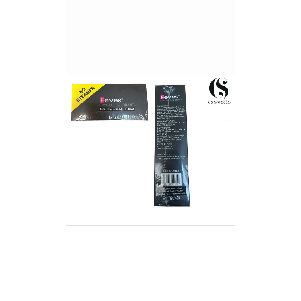FEVES - Crystal Colorant Toning Black 300ml