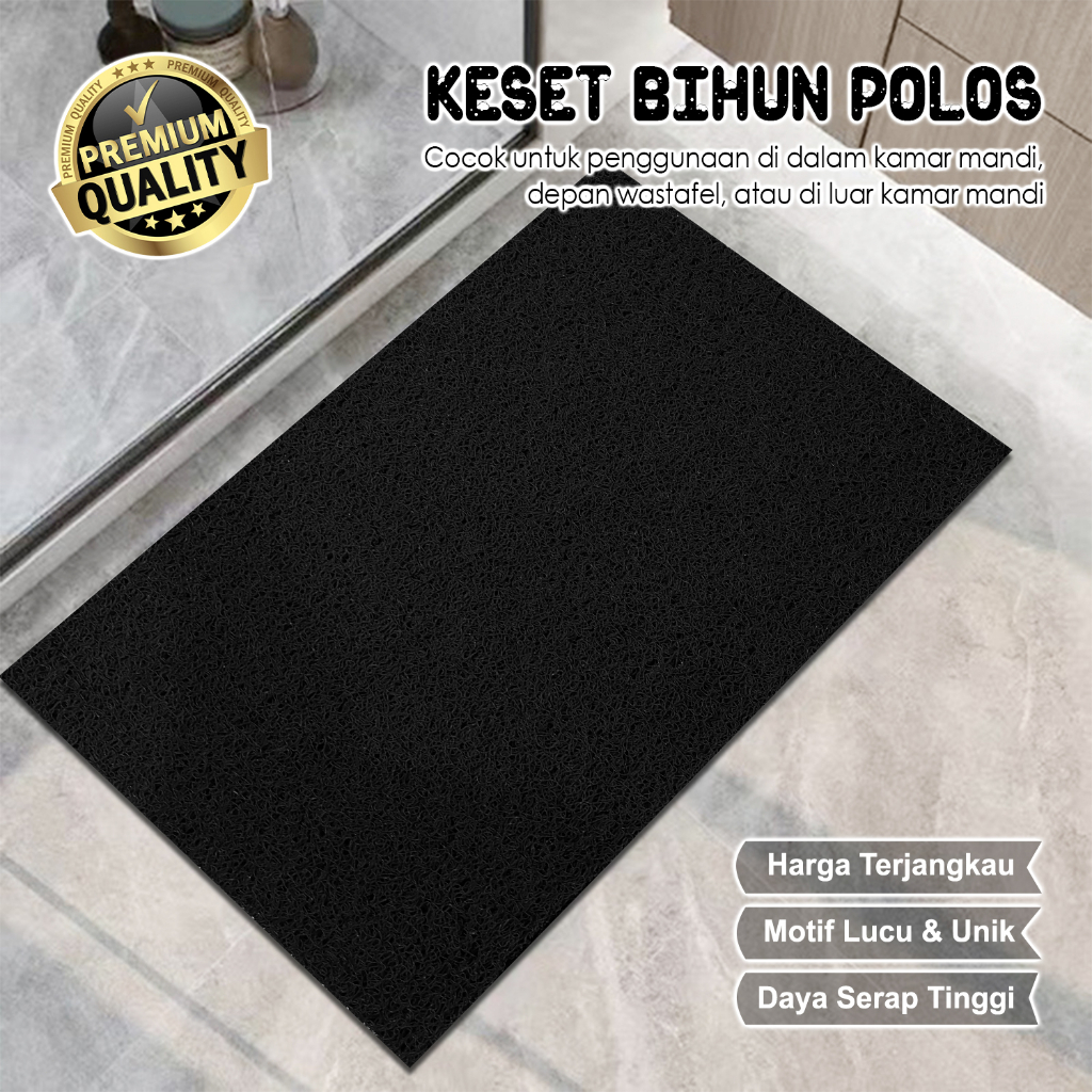Keset Mie Bihun PVC Keset Rumah Anti Slip Ukuran 60cm x 40cm Ketebalan 1cm Kualitas Premium  - D8A1