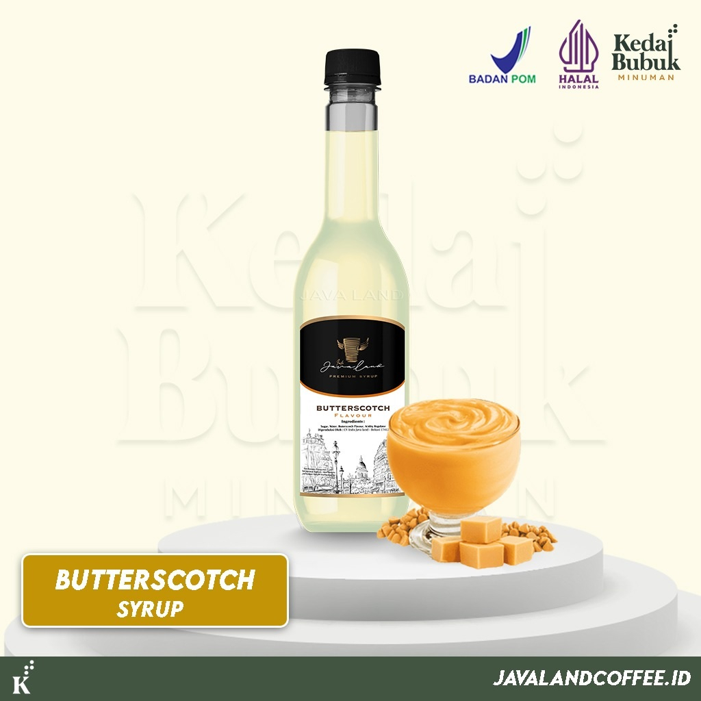 

Javaland Syrup / Sirup Rasa Butterscotch 620ml - Premium