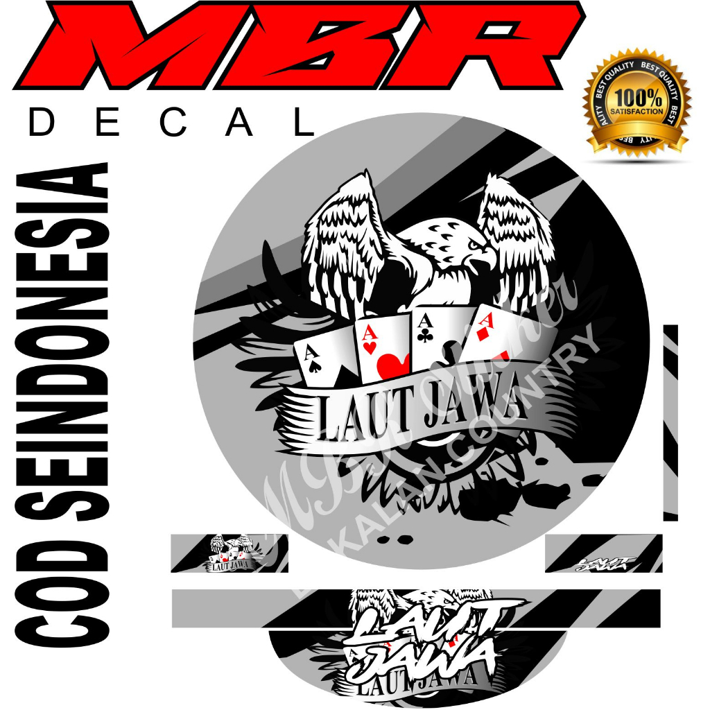 decal stiker tebok murai /replika tebok murai