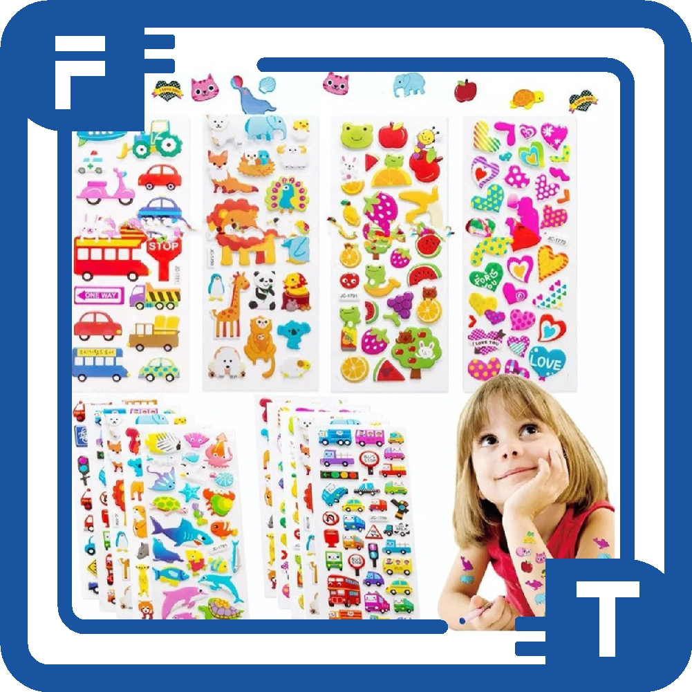 

✦FT✦ MURAH 3D STICKER PUFFY STIKER TIMBUL ANAK REWARD STICKER PENGHARGAAN S057