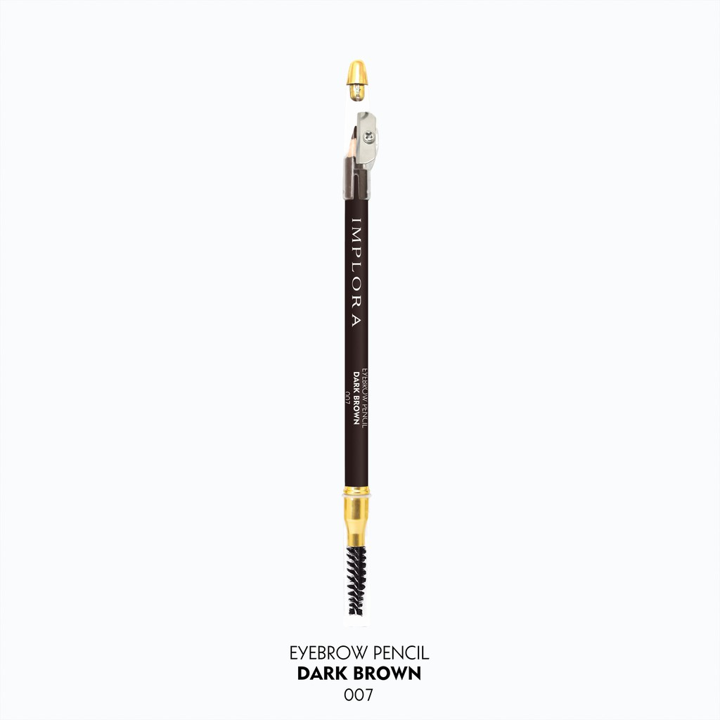 Implora Eyebrow Pencil 2 IN 1 (PENSIL + SERUTAN + SIKAT) | Pensil Alis Implora 2 IN 1