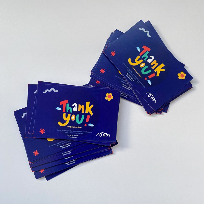

Thank You Card Bisa Custom (Min. 25pcs)