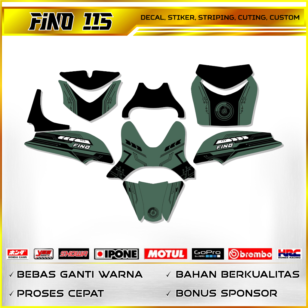 DECAL FINO 115 BAHAN BERKUALITAS MURAH
