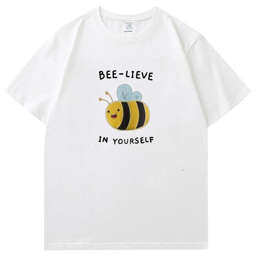 Mokokomo Kaos T-shirt Bee Oversize Atasan Oversize Unisex