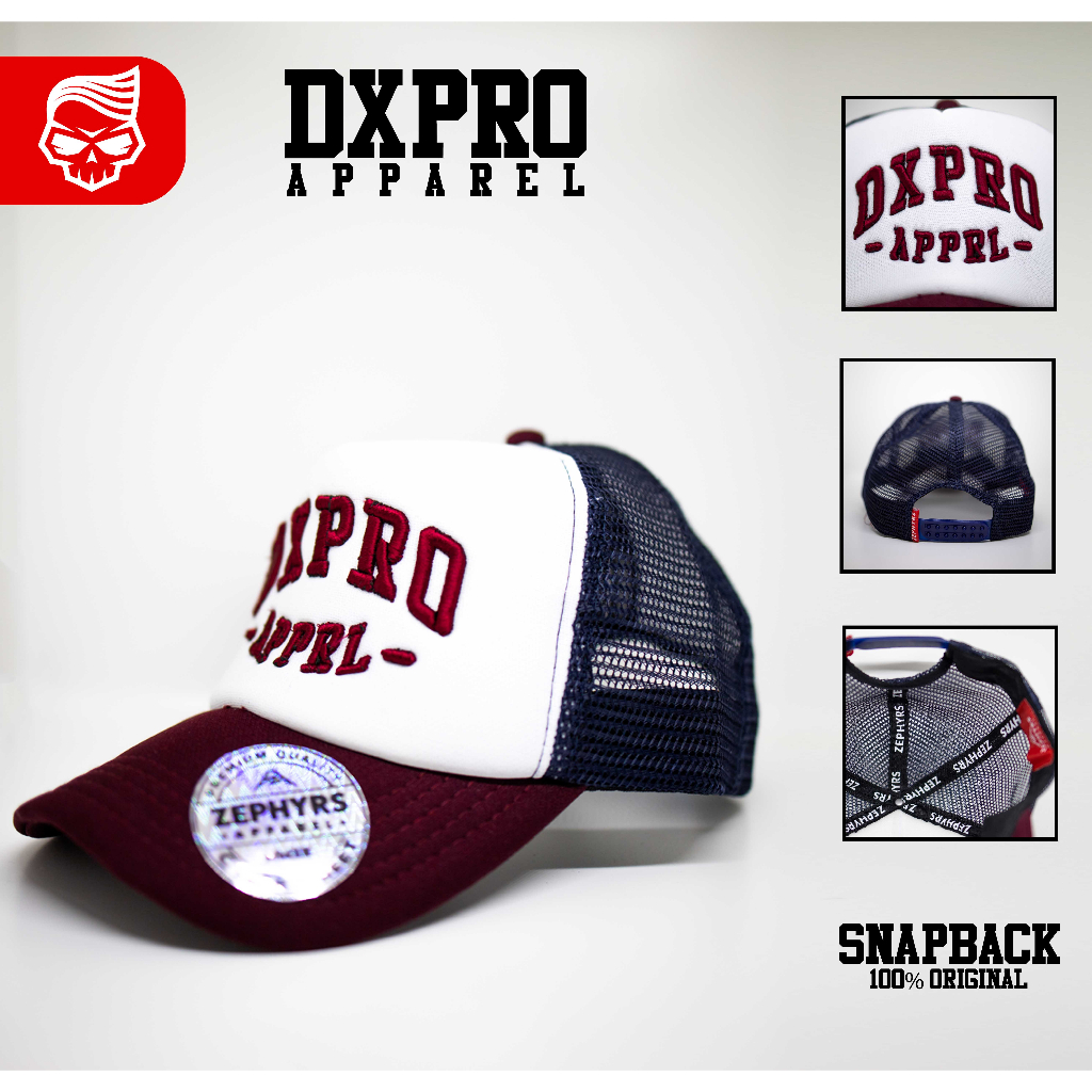 TOPI JARING / TRUCKER HAT TOPI DXPRO APPAREL BORDIR