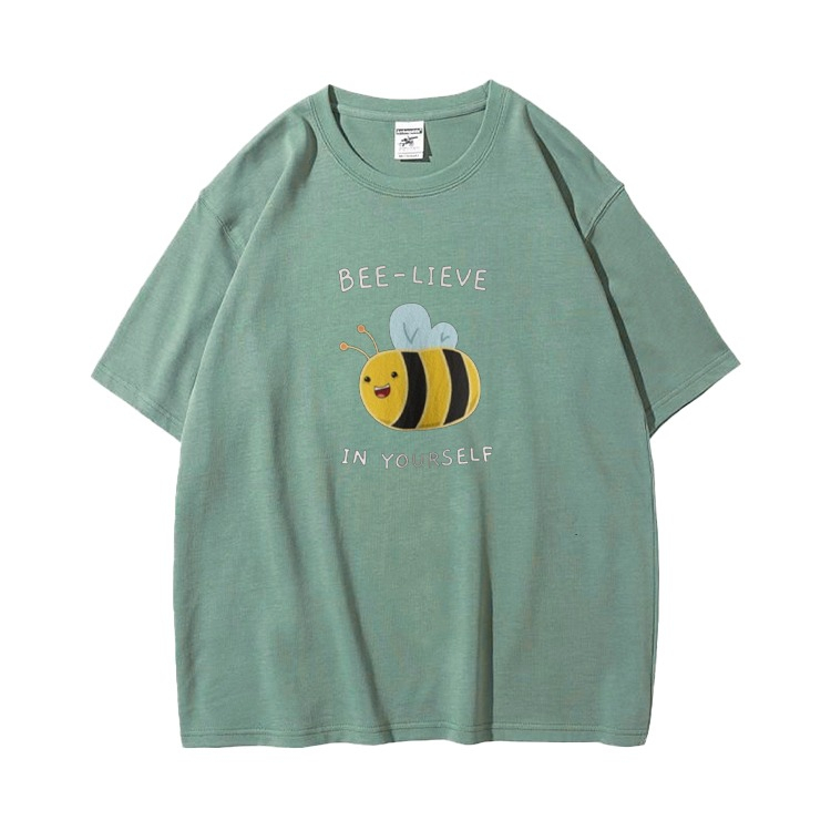 Mokokomo Kaos T-shirt Bee Oversize Atasan Oversize Unisex