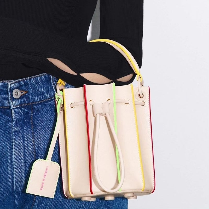 CK Clove Top Handle Bucket Bag