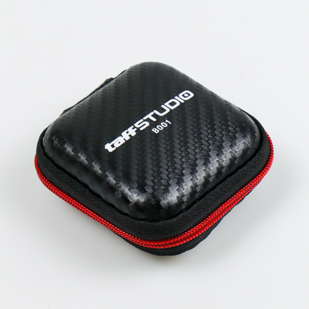 EARPHONE CASE KNOWLEDGE ZENITH B001 BLACK RED