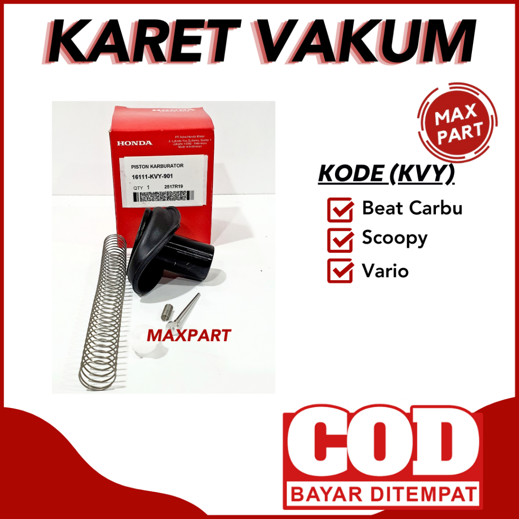 KARET VACUM ASSY SET BEAT CARBU  VARIO SCOOPY KVY