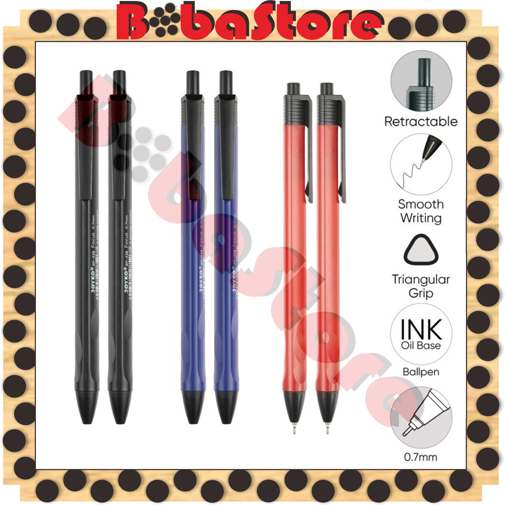 

⭐Bobastore⭐ Ballpoint Pen 0.7 mm Semi Gel Pen untuk Menulis Lebih Halus S065