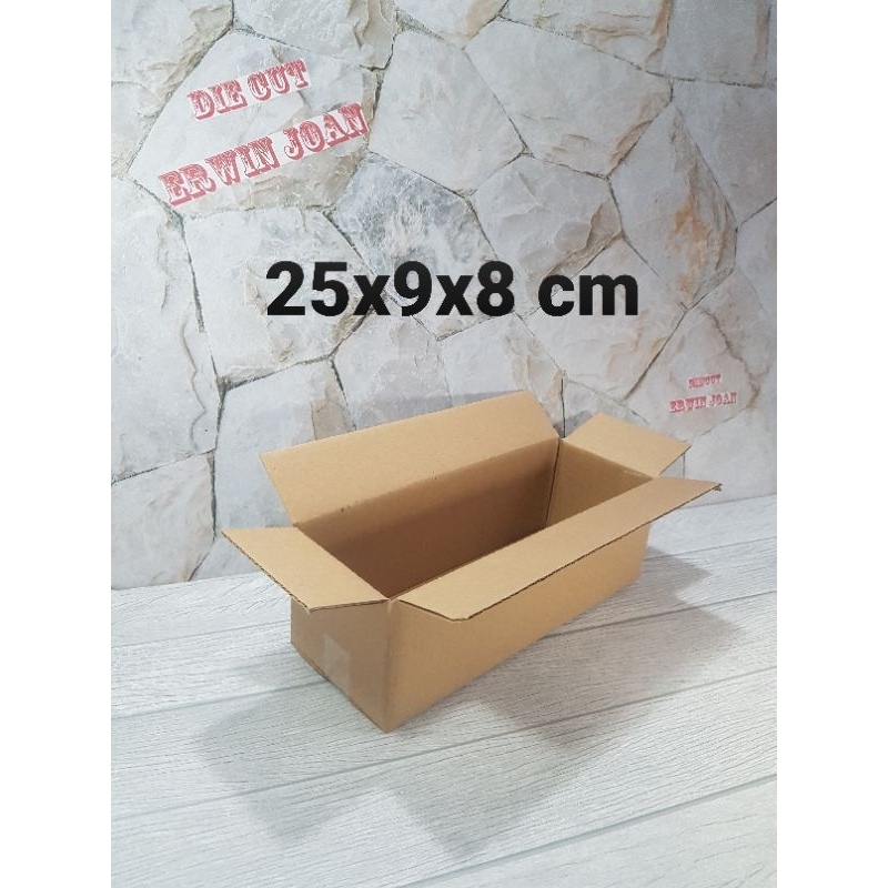 

Kardus / Box / 25x9x8 cm / Karton Polos Baru ST