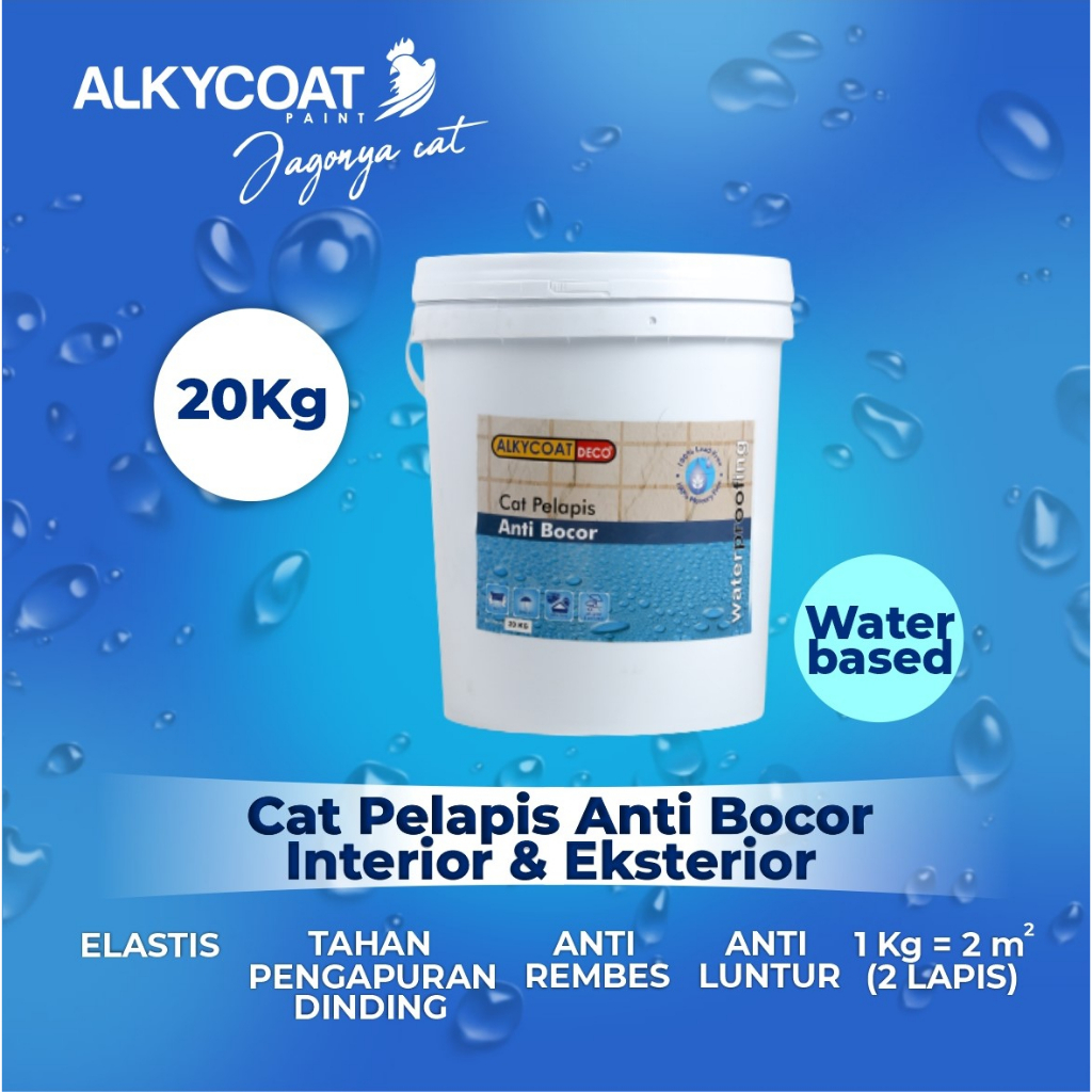 CAT PELAPIS ANTI BOCOR / Cat Waterproofing Premium / Cat Anti Bocor / Cat Tembok Anti Air Premium 20