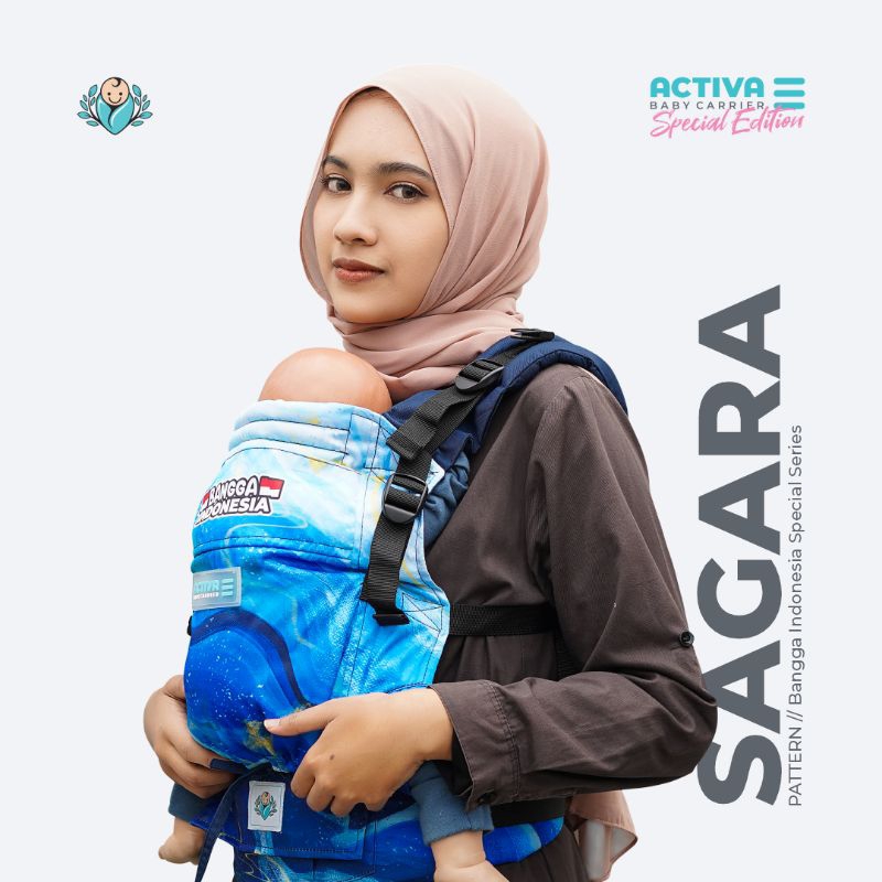 Gendongan Activa Mark III Seri Bangga Indonesia Bayiku.id