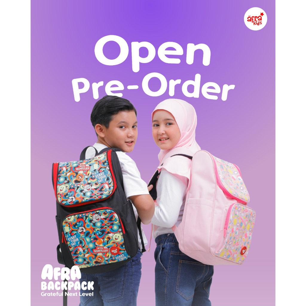 Tas Afrakids PREMIUM BackPack  - Ready Stock